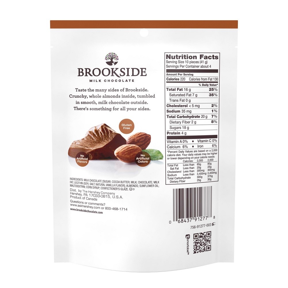 slide 2 of 4, Brookside Whole Almond Milk Chocolate, 5.5 oz