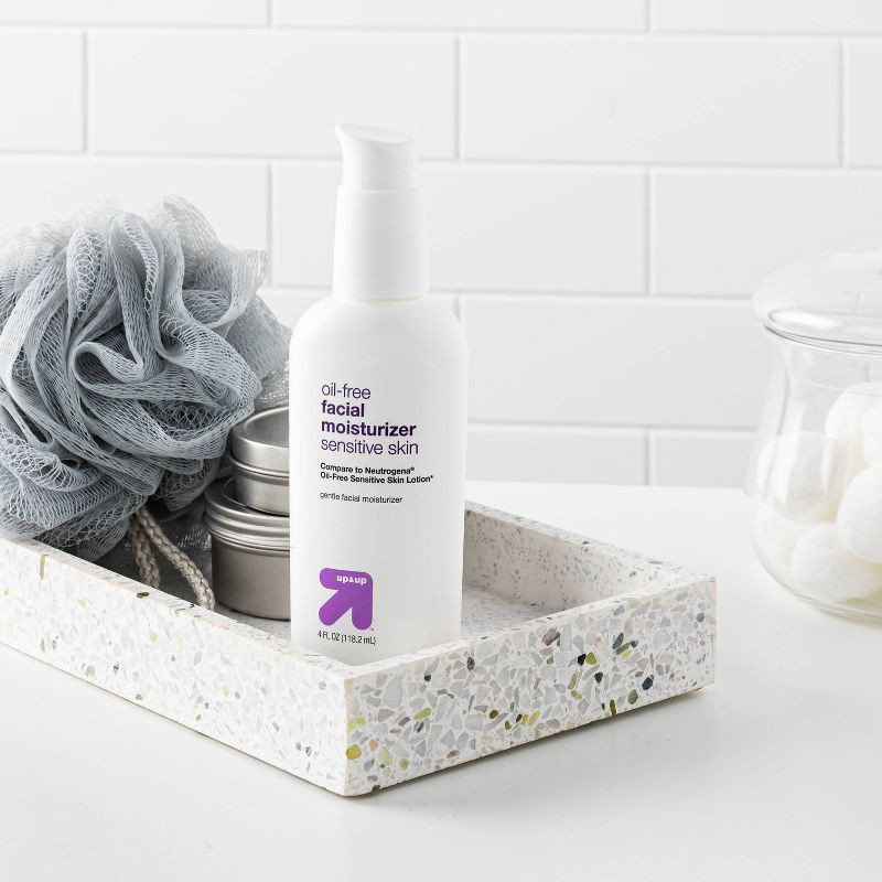 slide 2 of 4, Unscented Sensitive Skin Facial Moisturizer - 4oz - up&up™, 4 oz