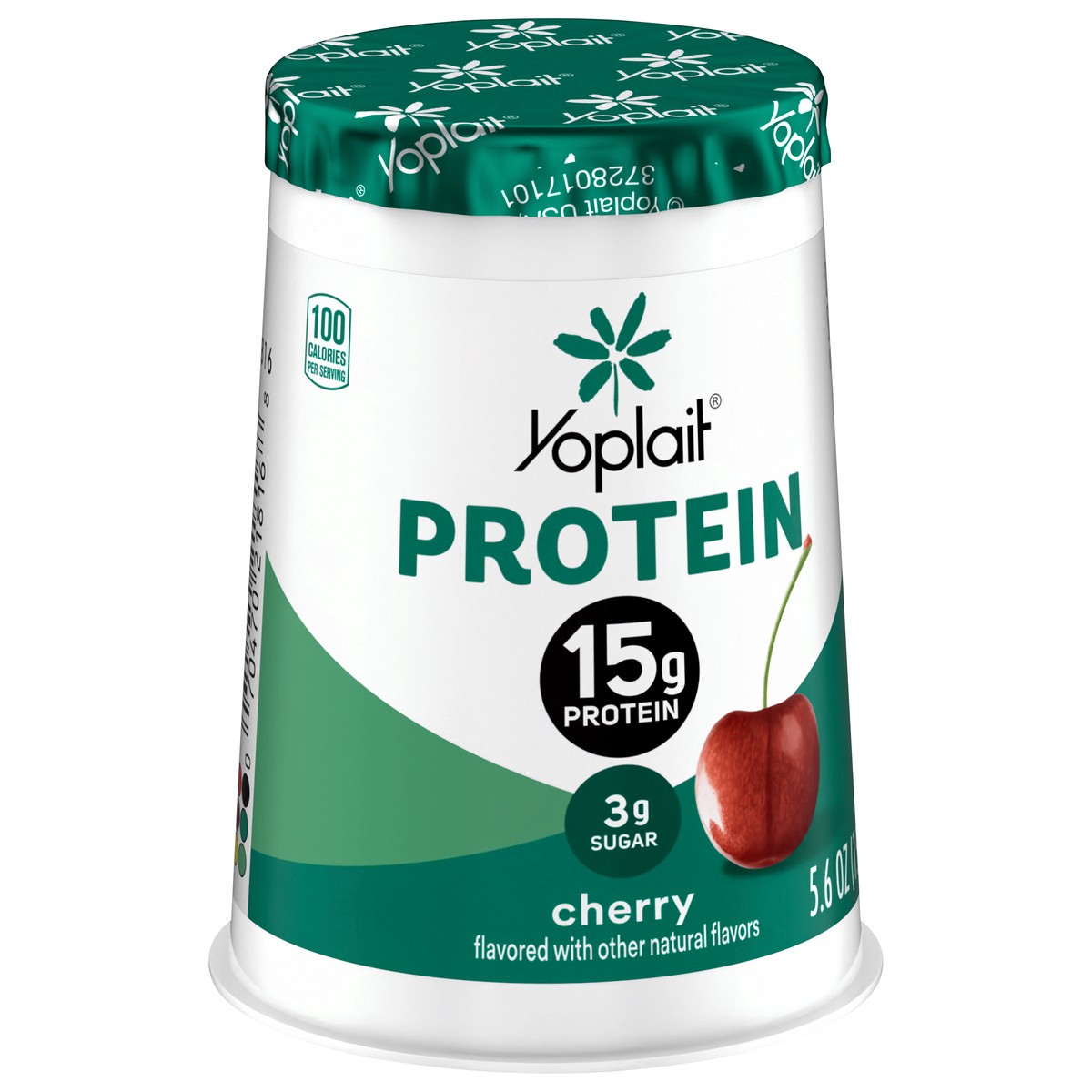 slide 12 of 13, Yoplait Protein Yogurt Cultured Dairy Snack Cup, Cherry Flavored, Gluten Free Protein Snacks, 5.6 oz, 5.6 oz