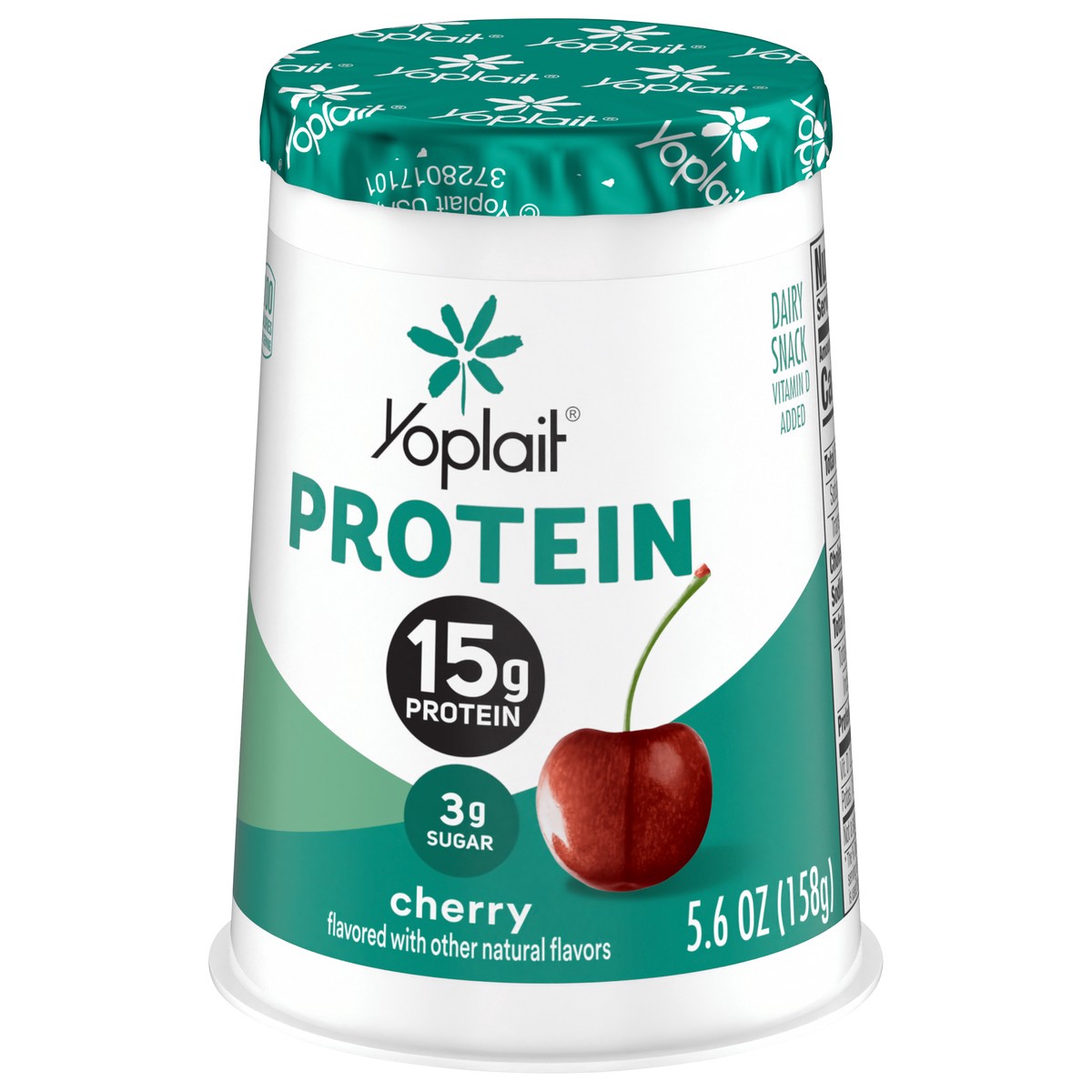 slide 10 of 13, Yoplait Protein Yogurt Cultured Dairy Snack Cup, Cherry Flavored, Gluten Free Protein Snacks, 5.6 oz, 5.6 oz