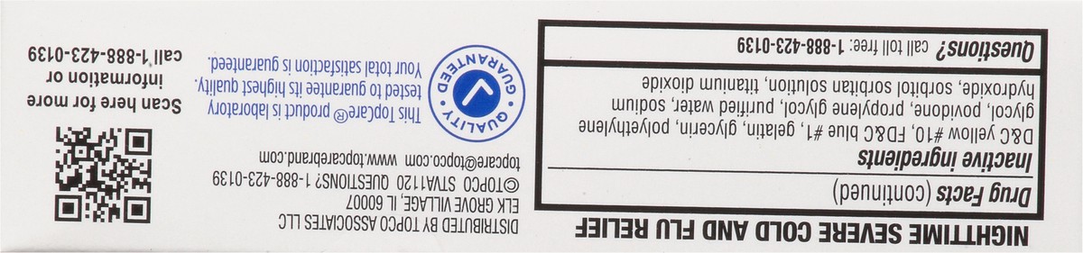 slide 4 of 9, TopCare Cold/Flu Severe Day/Night Softgels, 1 ct