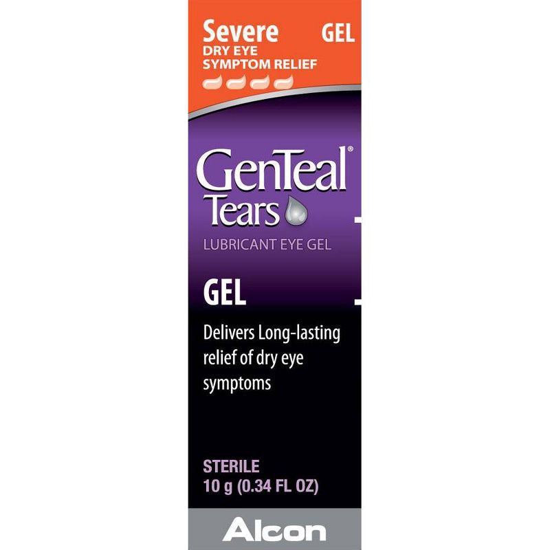 slide 1 of 4, Genteal Tears Severe Dry Eye Lubricant Gel - 0.34 fl oz, 0.34 fl oz