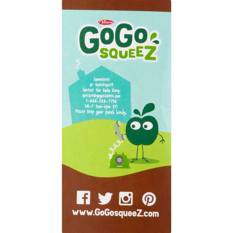 slide 5 of 5, GoGo squeeZ Applesauce, Apple Cinnamon - 3.2oz/12ct, 12 ct; 3.2 oz