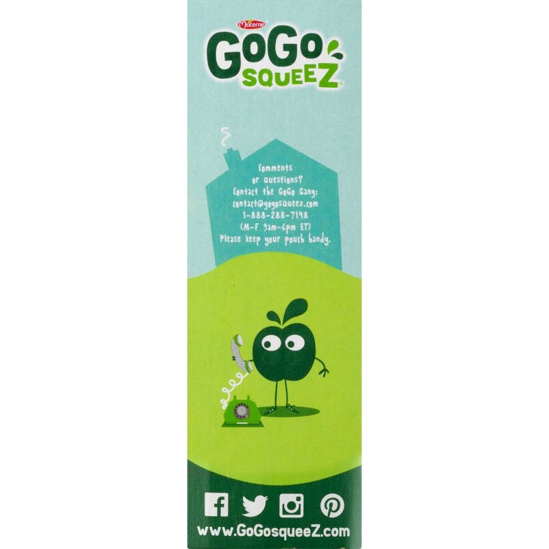 slide 5 of 5, GoGo squeeZ Applesauce, Apple Apple - 3.2oz/4ct, 4 ct; 3.2 oz