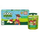 GoGo SqueeZ No Sugar Added Applesauce and Fruit Puree Apple Apple - 3.2oz/12ct
