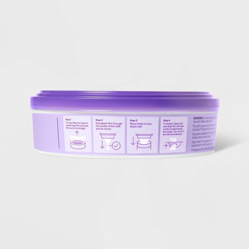 slide 3 of 6, Diaper Pail Refill Bags - up&up™, 1 ct