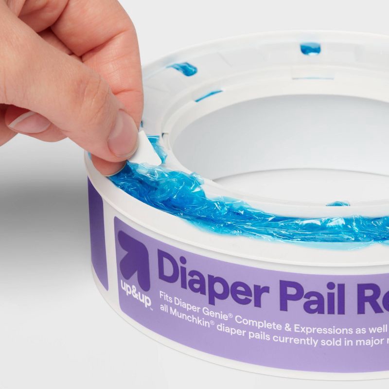 slide 4 of 6, Diaper Pail Refill Bags - up&up™, 1 ct