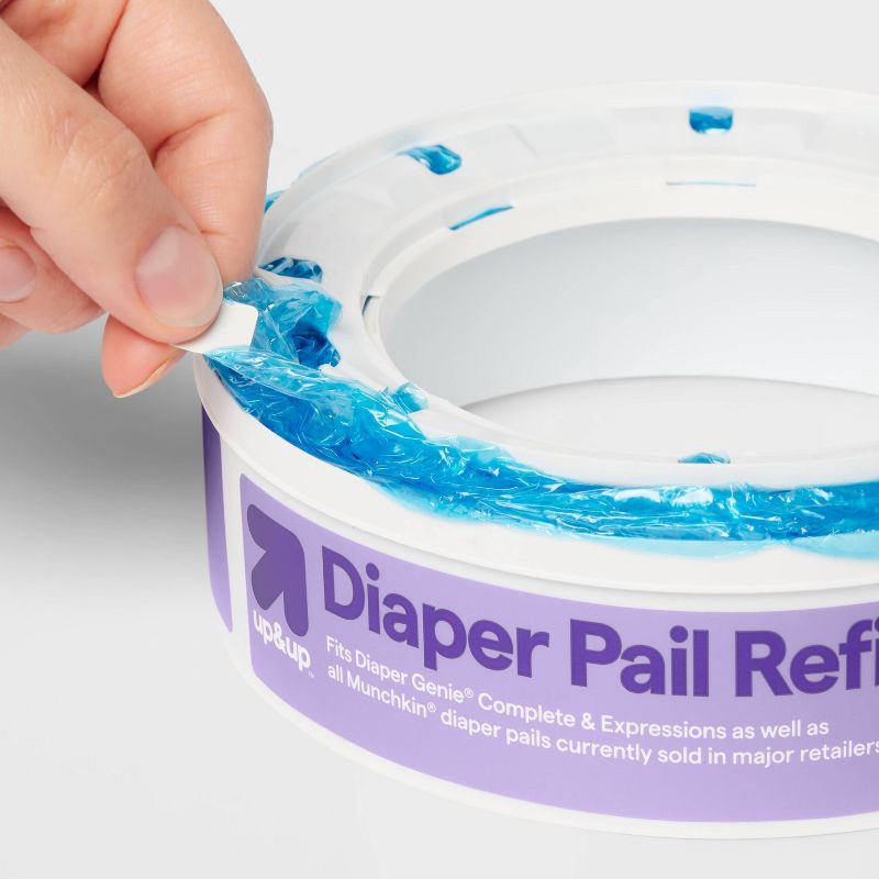 slide 5 of 6, Diaper Pail Refill Bags - 3pk - up&up™, 3 ct