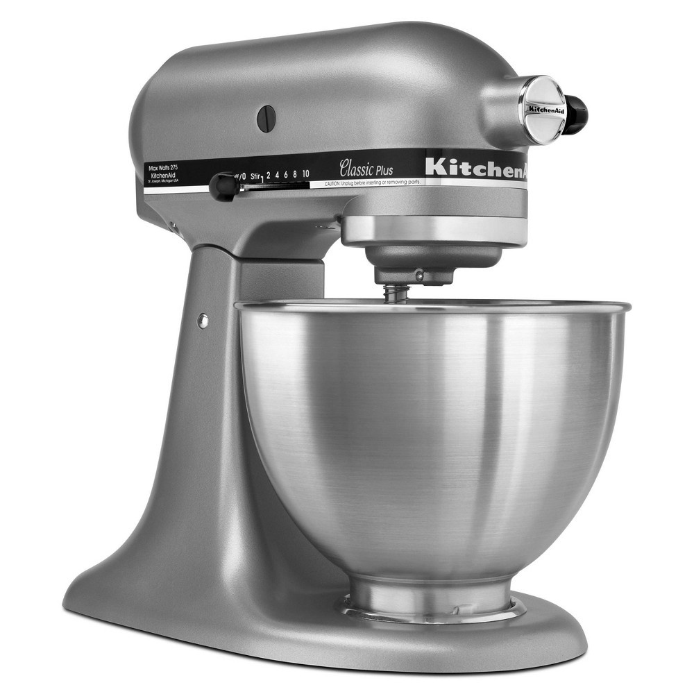 slide 2 of 5, KitchenAid Classic Plus Stand Mixer - Silver, 4.5 qt