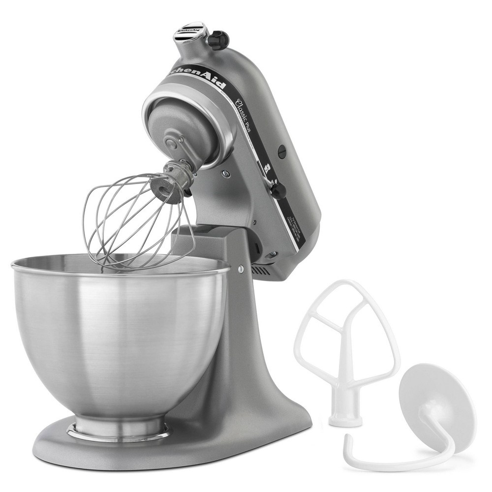 slide 3 of 5, KitchenAid Classic Plus Stand Mixer - Silver, 4.5 qt