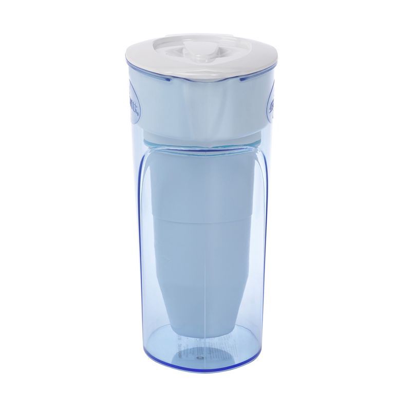 slide 5 of 8, ZeroWater 7 Cup Pitcher with Ready-Pour + Free Water Quality Meter, 1 ct