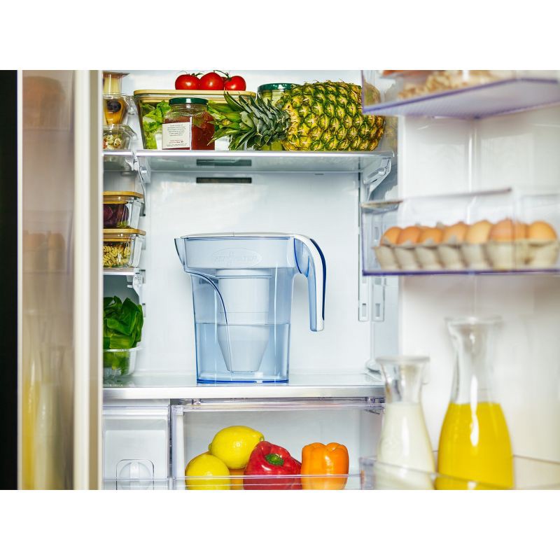 slide 10 of 11, ZeroWater 7 Cup Pitcher with Ready-Pour + Free Water Quality Meter: BPA-Free, Built-In TDS Meter, Filters Lead & Chlorine, 1 ct