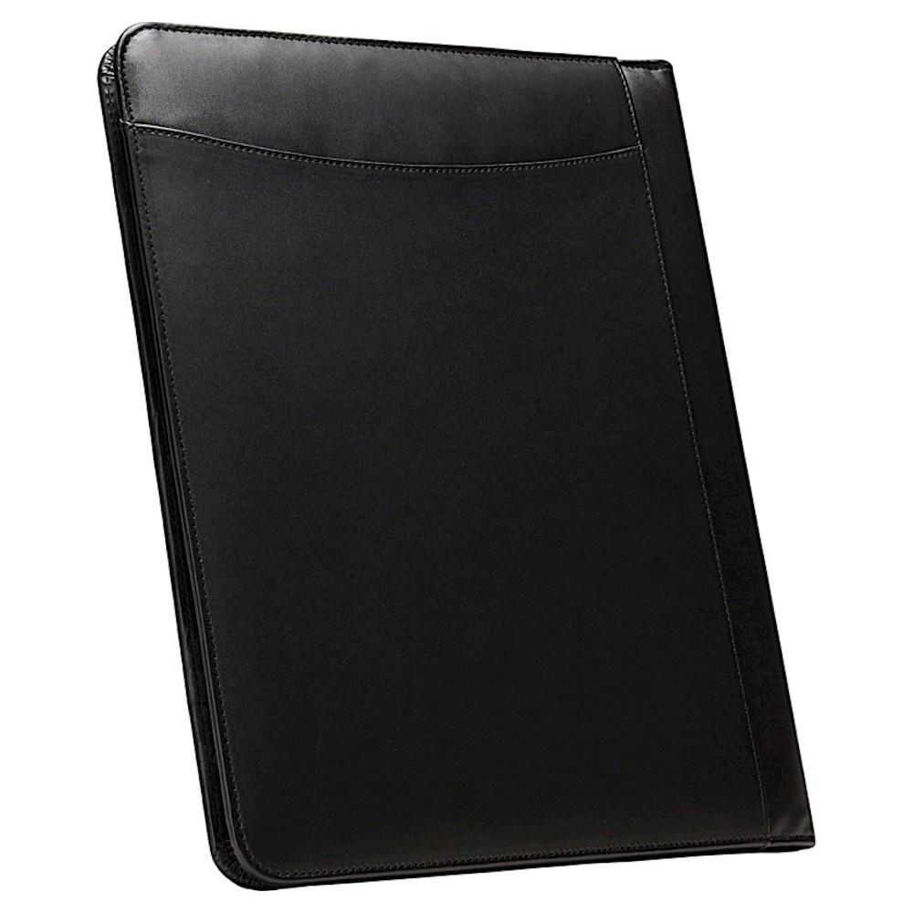 slide 3 of 4, Case-it Case It Letter Size Black Faux Leather Padfolio, 1 ct