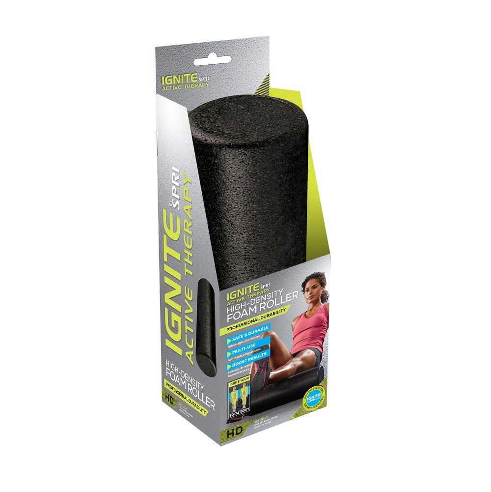 slide 2 of 4, Ignite by SPRI High Density 18" Foam Roller, 1 ct
