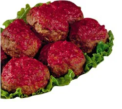 Entree Mini Meatloaf with Tomato Topping