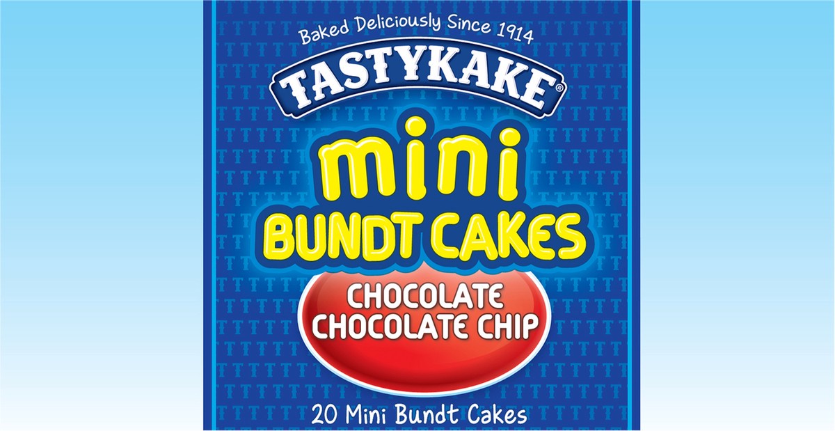 slide 8 of 9, Tastykake Chocolate Mini Bundt Cakes, Portable Chocolate Snack Cakes, 5 Pouches per Box - 5 ct, 5 ct