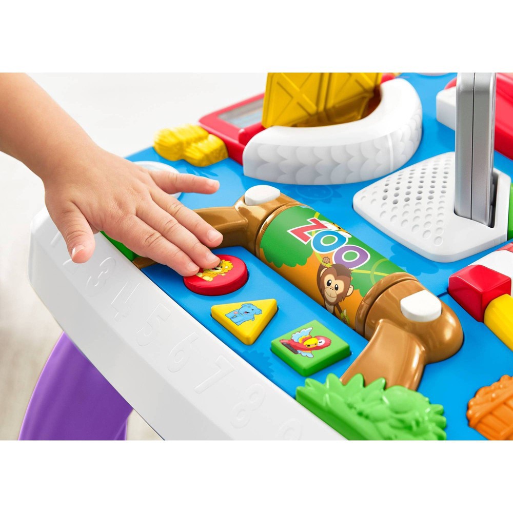 slide 4 of 6, Fisher-Price Laugh and Learn Around the Town Learning Table, 1 ct