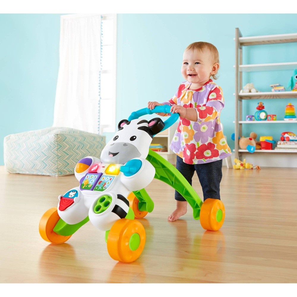 slide 2 of 6, Fisher-Price Learn with Me Zebra Walker, 1 ct