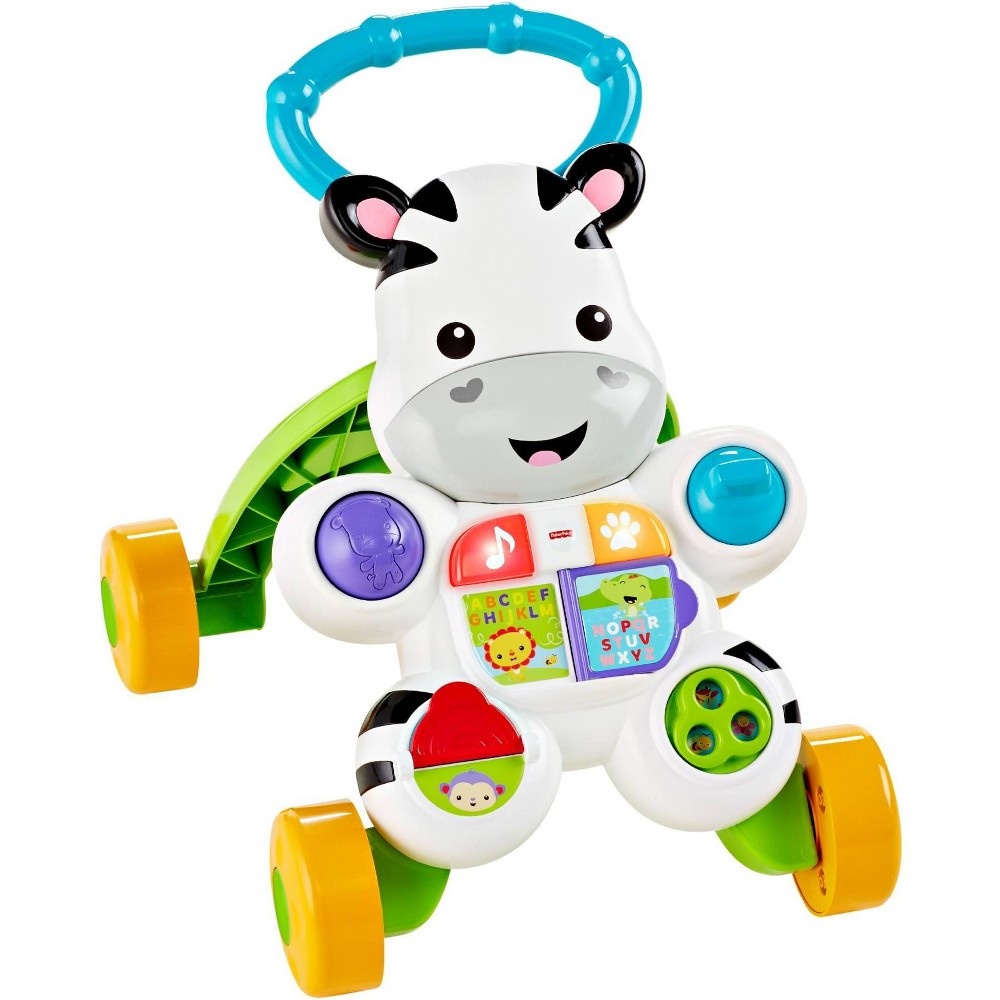 slide 4 of 6, Fisher-Price Learn with Me Zebra Walker, 1 ct