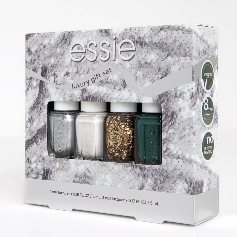 slide 3 of 5, essie Limited Edition Holiday Nail Polish Gift Set - 4pc, 4 ct