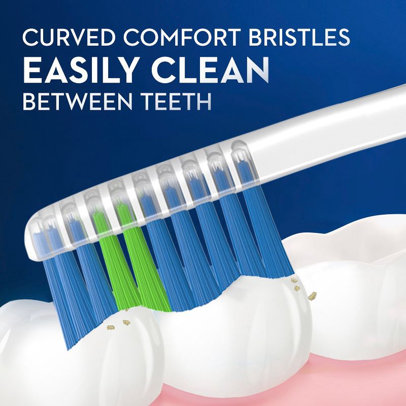 slide 4 of 8, Oral-B Indicator Contour Clean Toothbrushes, Soft - 6ct, 6 ct