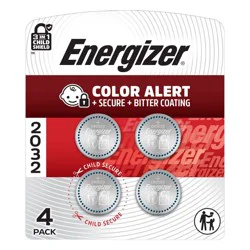 Energizer 2032 Batteries 4pk - Lithium Coin Battery: Silver, 3.0V, Non-Rechargeable