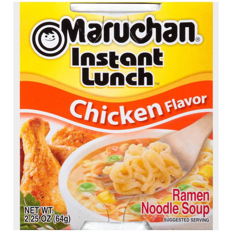 slide 2 of 6, Maruchan Chicken Ramen Noodle Soup Cup - 2.25oz, 2.25 oz