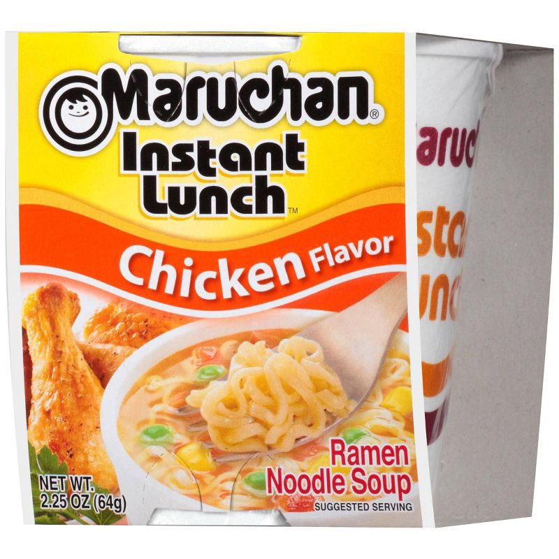 slide 3 of 6, Maruchan Chicken Ramen Noodle Soup Cup - 2.25oz, 2.25 oz