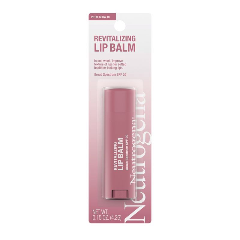 slide 2 of 7, Neutrogena Revitalizing and Moisturizing Tinted Lip Balm, SPF 20 - 40 Petal Glow - 0.15oz, 0.15 oz