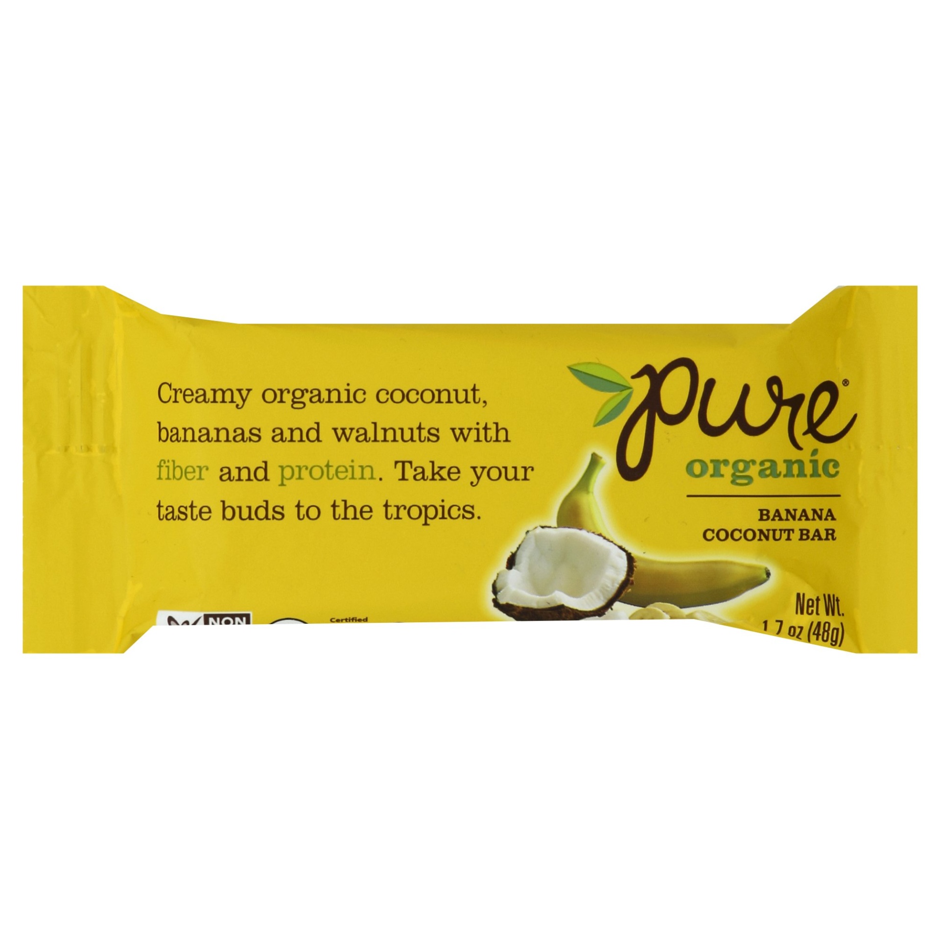 slide 1 of 5, Pure Organic Ancient Grains Banana Coconut Bar, 1.7 oz