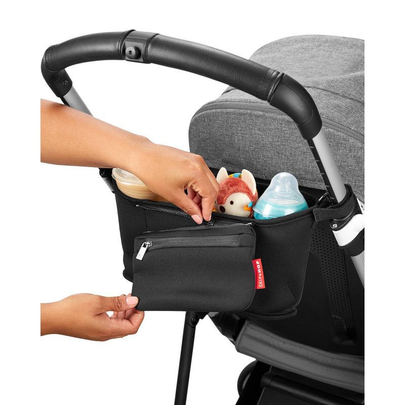 slide 4 of 9, Skip Hop Grab & Go Stroller Organizer - Black, 1 ct