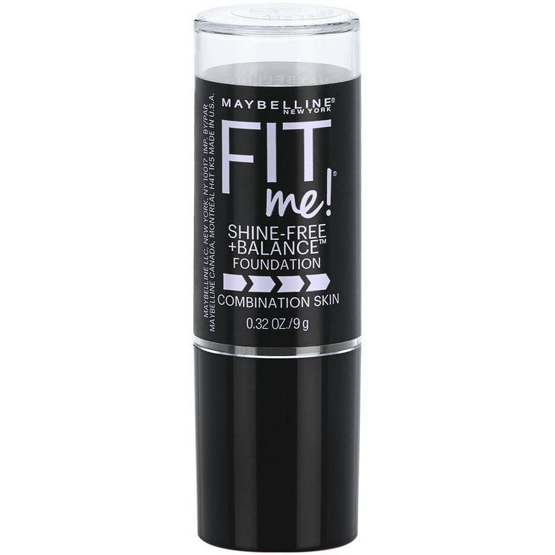 slide 5 of 5, Maybelline Fit Me Shine-Free + Balance Foundation Stick - 110 Porcelain - 0.32oz, 0.32 oz