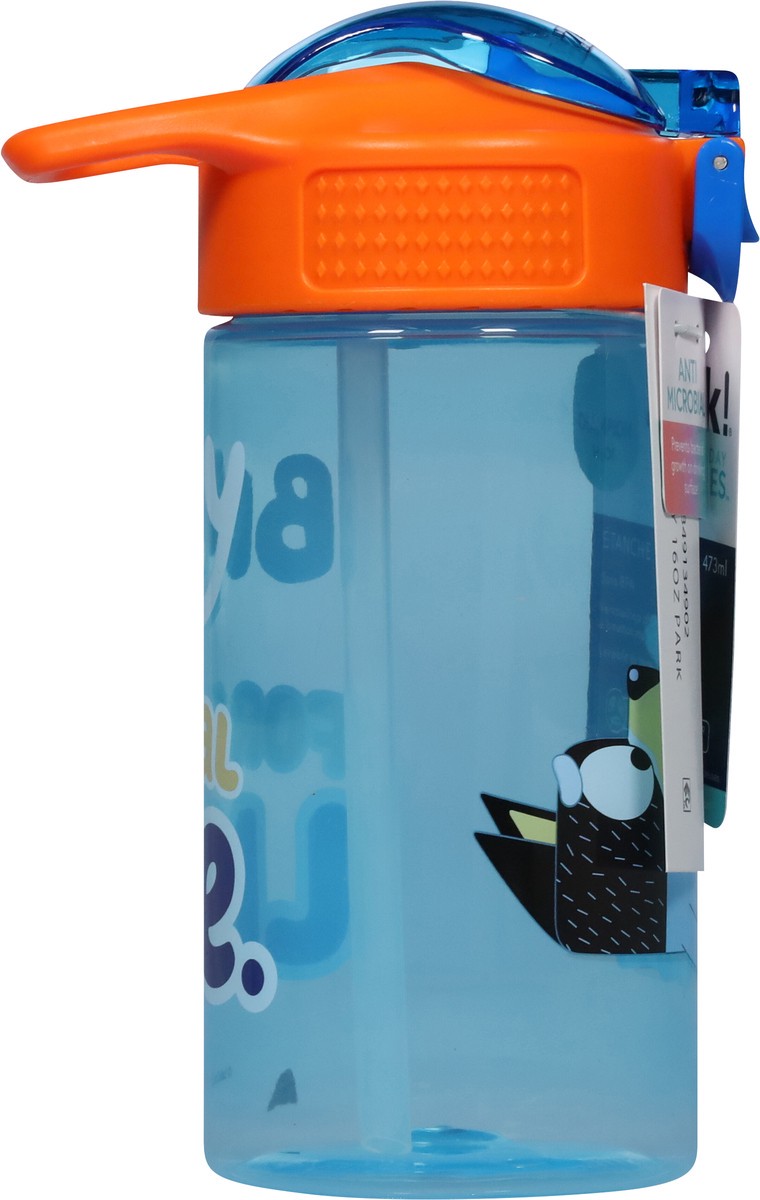 Zak Designs 16 oz Blue Bluey Plastic Water Bottle 