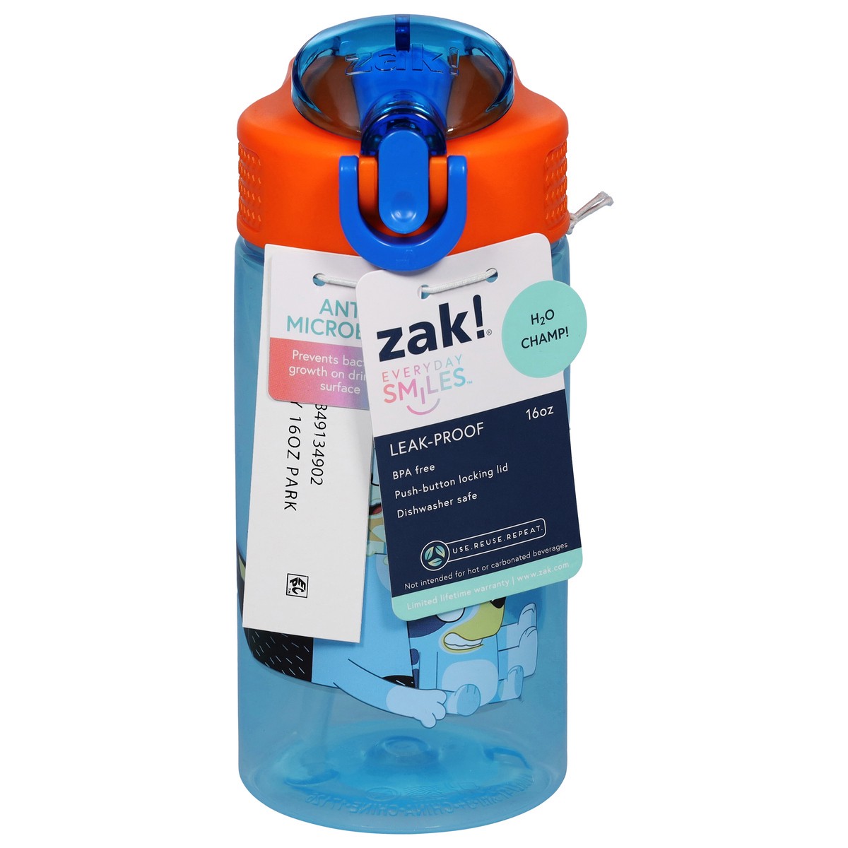 slide 2 of 9, Zak Park Bottle Bluey, 1 ct