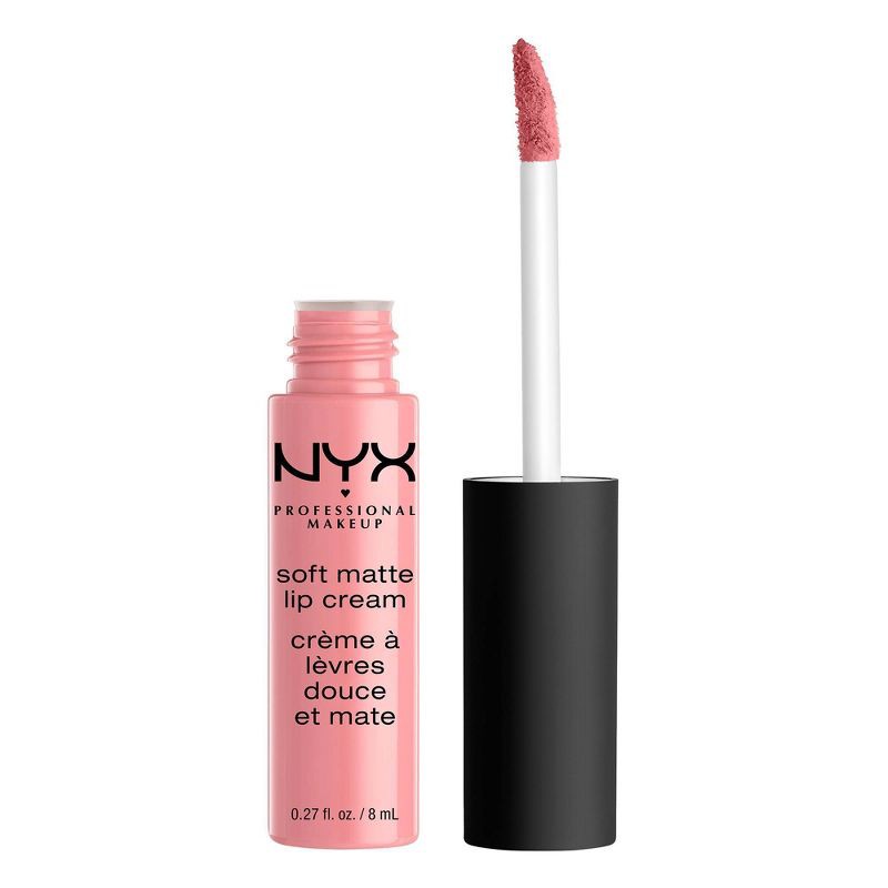 slide 1 of 4, NYX Professional Makeup Soft Matte Lip Cream Lightweight Liquid Lipstick - Istanbul - 0.27 fl oz, 0.27 fl oz