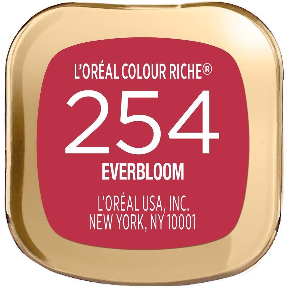 slide 5 of 7, L'Oreal Paris Colour Riche Original Satin Lipstick For Moisturized Lips - 254 Everbloom - 0.13oz, 0.13 oz