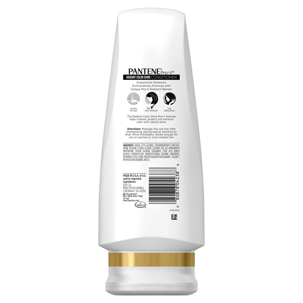 slide 4 of 5, Pantene Pro-V Radiant Color Shine Conditioner, 12 fl oz