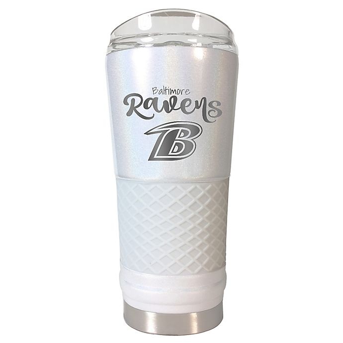 slide 1 of 1, NFL Baltimore Ravens Opal Draft Tumbler, 24 oz