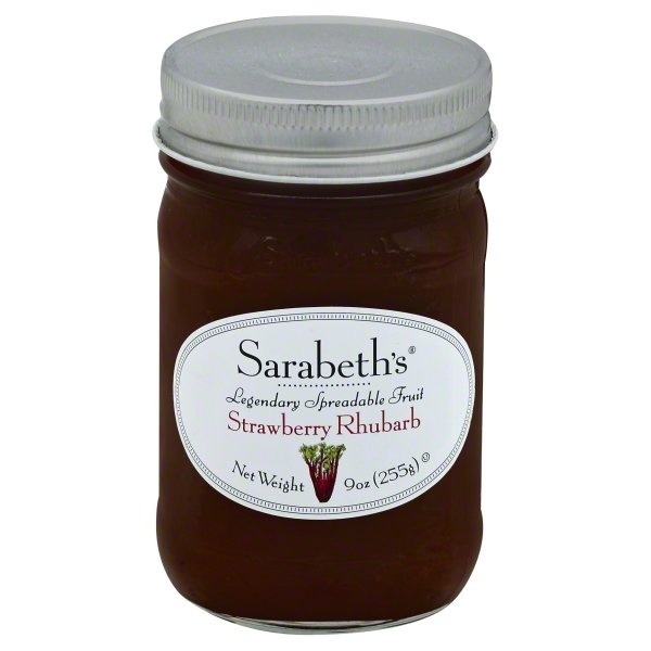 slide 1 of 1, Sarabeth's Strawberry Rhubarb, 9 oz