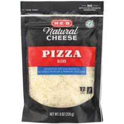 H-E-B Natural Cheese Shredded Pizza Blend 8oz