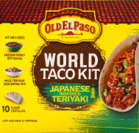 slide 1 of 1, Old El Paso Japanese Inspired Teriyaki World Taco Dinner Kit, 11.7 oz