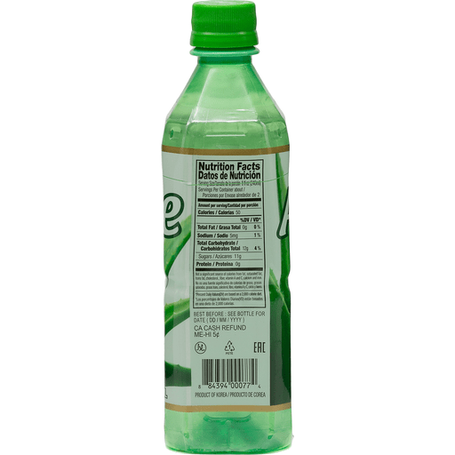 slide 2 of 2, OKF Original Aloe Drink - 17.6 oz, 17.6 oz