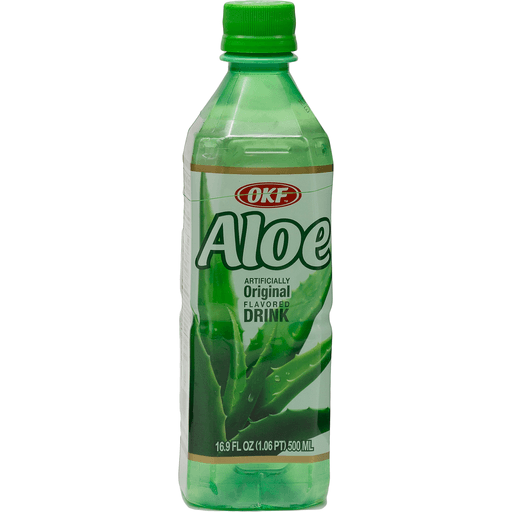 slide 1 of 2, OKF Original Aloe Drink - 17.6 oz, 17.6 oz
