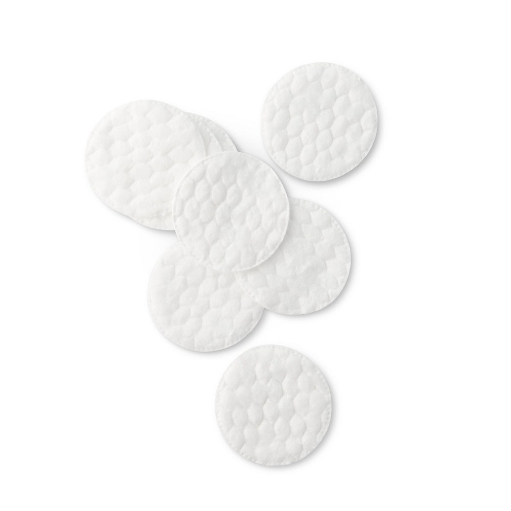 slide 2 of 3, Basic Cotton Rounds Nail Polish and Makeup Remover Pads - 30ct - up & up, 30 ct