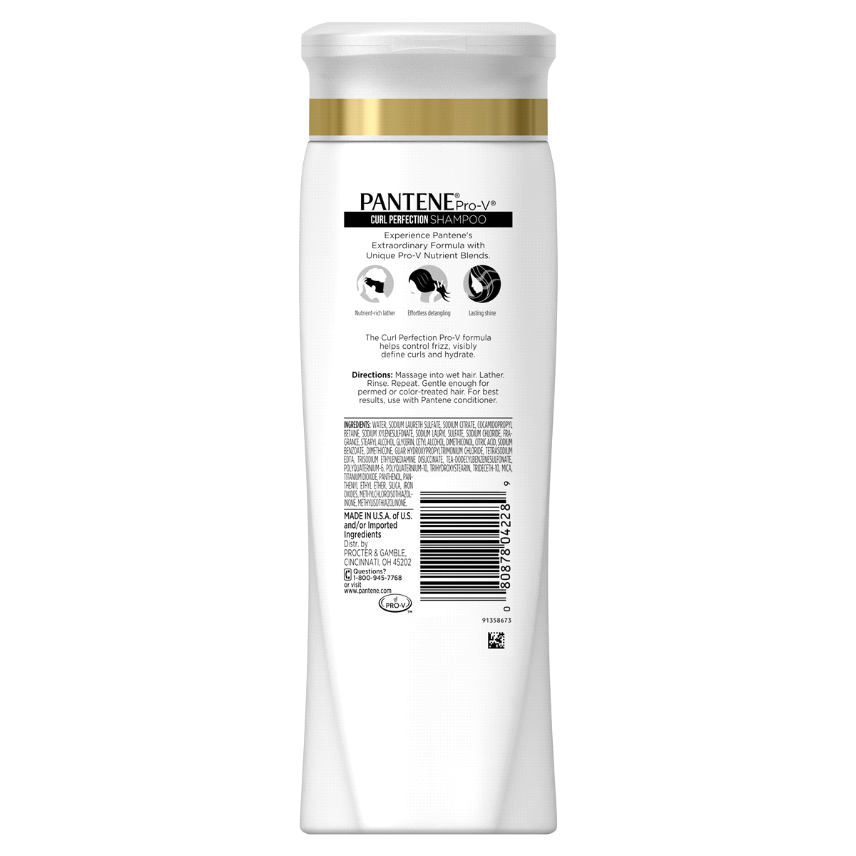 slide 3 of 5, Pantene Pro-V Curl Perfection Shampoo - 12.6 fl oz, 12.6 fl oz