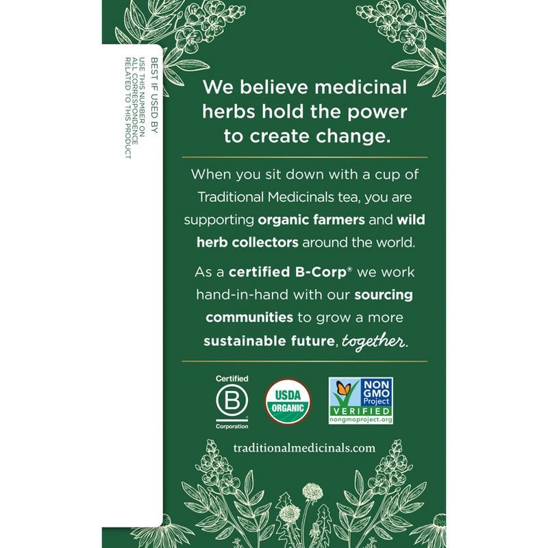 slide 3 of 8, Traditional Medicinals Organic Raspberry Leaf Herbal Tea - 16ct, 16 ct