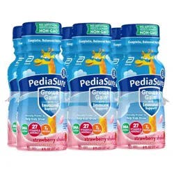 PediaSure Grow Gain Strawberry Shake - 6pk/48 fl oz
