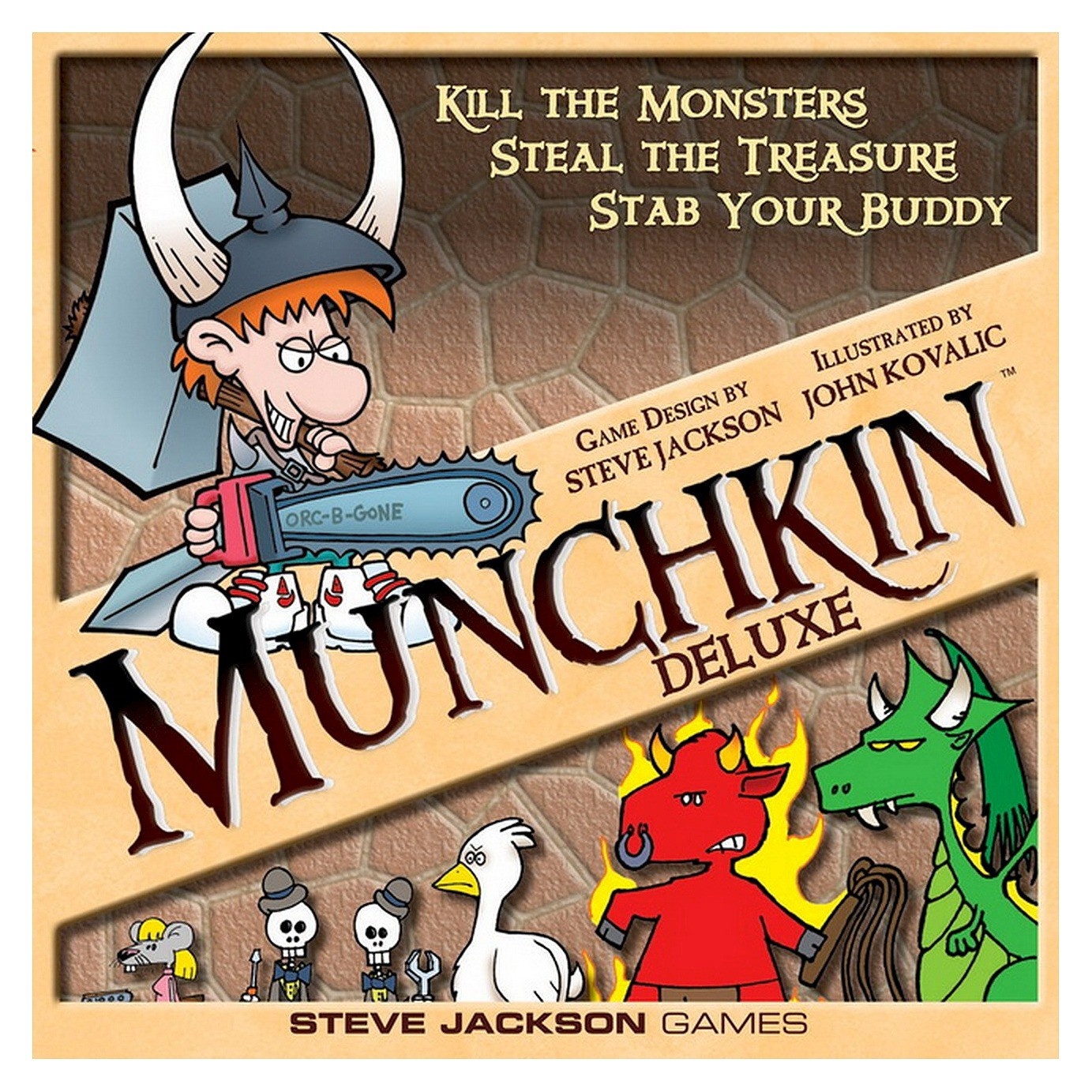 slide 1 of 4, Steve Jackson Games Munchkin Deluxe Board Game, 1 ct