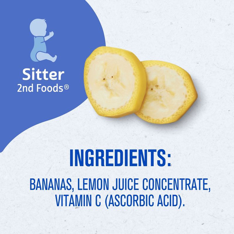 slide 7 of 8, Gerber Baby Food Stage 2 Banana Puree Tub - 2ct/8oz, 2 ct; 8 oz