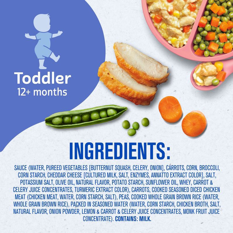 slide 8 of 8, Gerber Toddler Food Meals Yellow Rice & Chicken with Vegetables Sauce - 6.67oz​, 6.67 oz